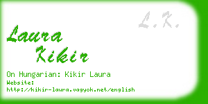 laura kikir business card